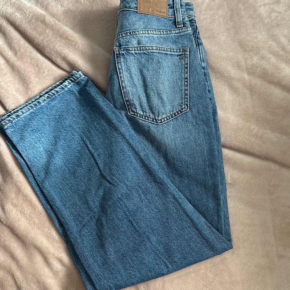 Madewell Women's Straight Leg Blue Jeans